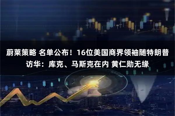 蔚莱策略 名单公布！16位美国商界领袖随特朗普访华：库克、马斯克在内 黄仁勋无缘